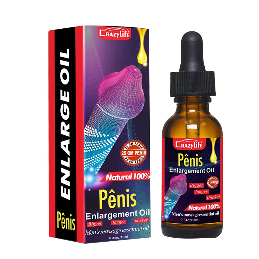 Óleo Natural para Aumento Peniano