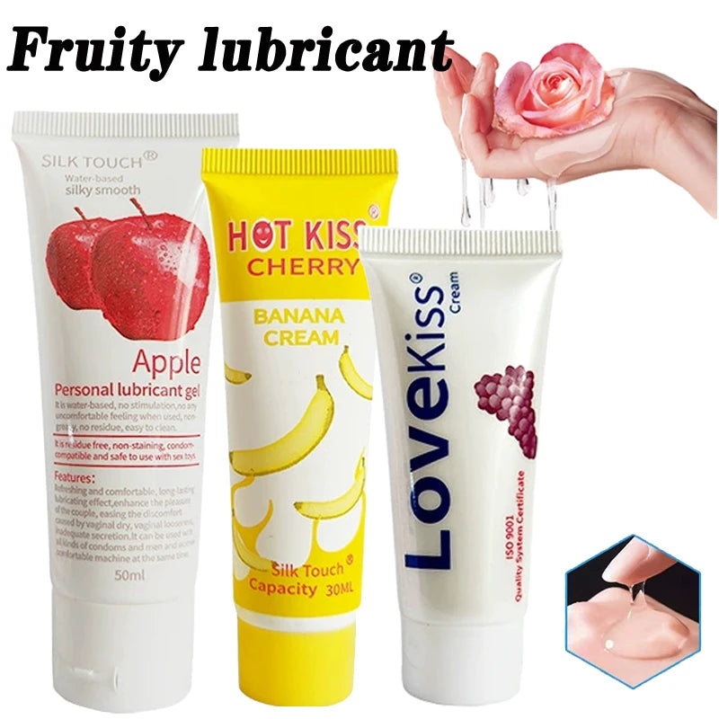Lubrificante íntimo com sabor frutado