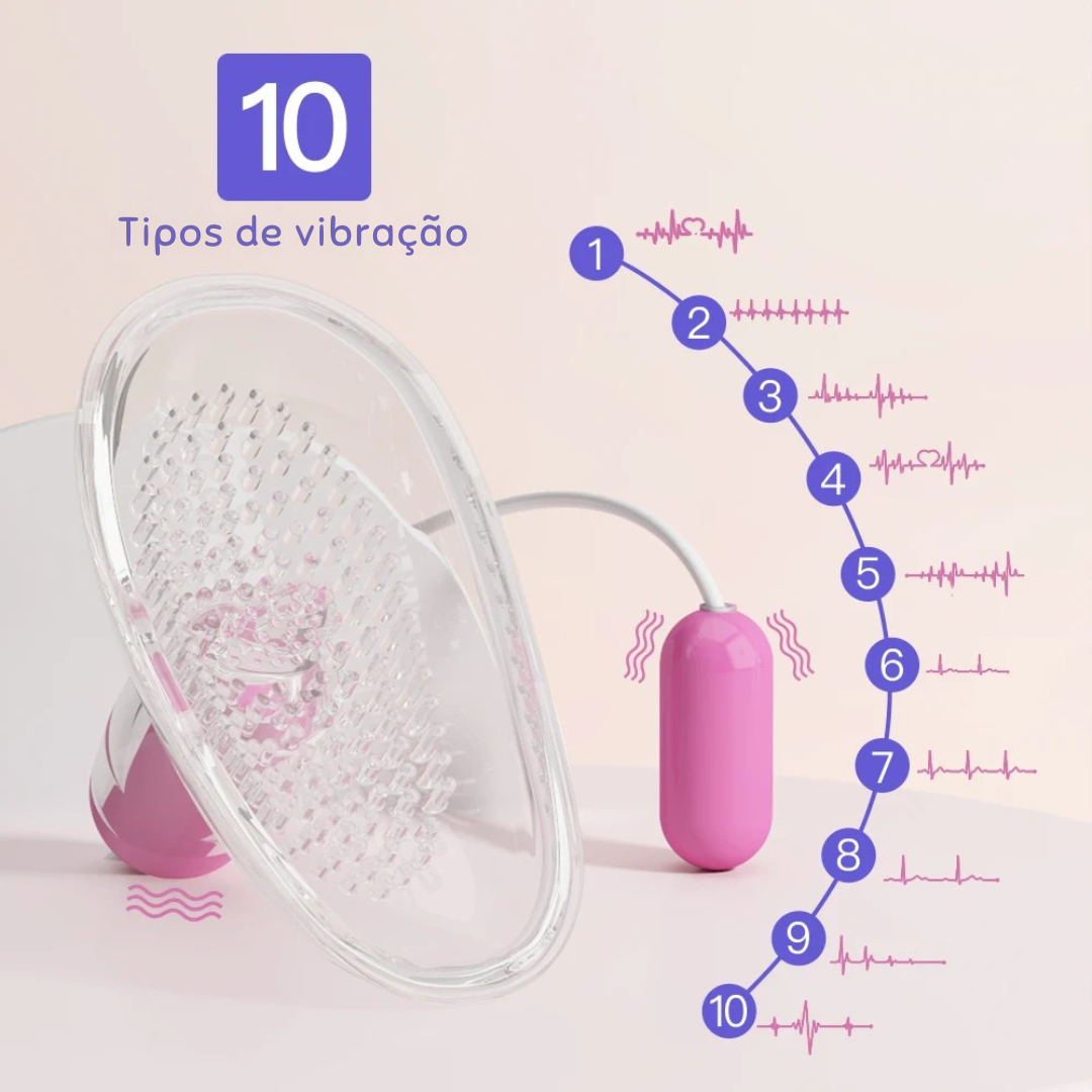 Massageador Estimulador com 10 Vibrações